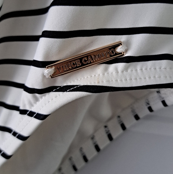 Vince Camuto Stripped One Piece Swimsuit - Picture 4 of 9